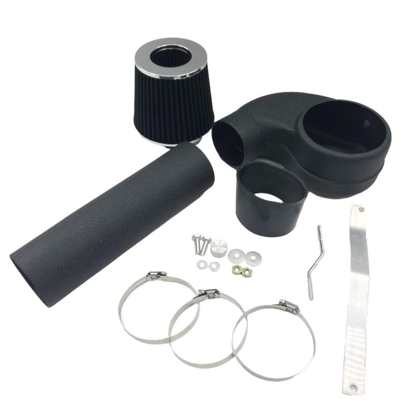 MOOSUN Cold Air Intake Kit with Filter 1988-1995 Fit for Chevrolet GMC C/K/R/V C1500 C2500 C3500 K1500 K2500 K3500 for Suburban 1500 2500 Engine 4.3L V6 5.0L 5.7L V8 (Black Tube & Black Filter) - Image 3